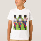 Feestelijke Notenkraker Soldiers met Candy Canes T-shirt (Voorkant)