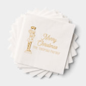 Feestelijke Notenkraker Vrolijke Kerstnaam Folie Servetten (Insitu (Gestapeld))