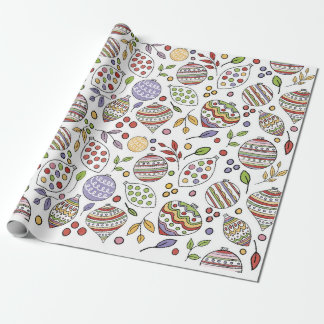 Feestelijke Ornamenten Cadeaupapier