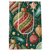 Feestelijke Ornamenten Medium Cadeauzakje (Achterkant)