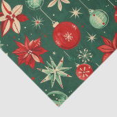 Feestelijke Ornamenten Naadloos Patroon Tissuepapier (Detail)