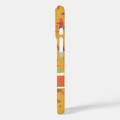 Feestelijke Partij VieringConfetti Toss Over Oranj Case-Mate iPhone Case (Achterkant / Links)