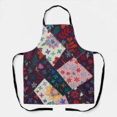 Feestelijke Patchwork Schort (Voorkant)