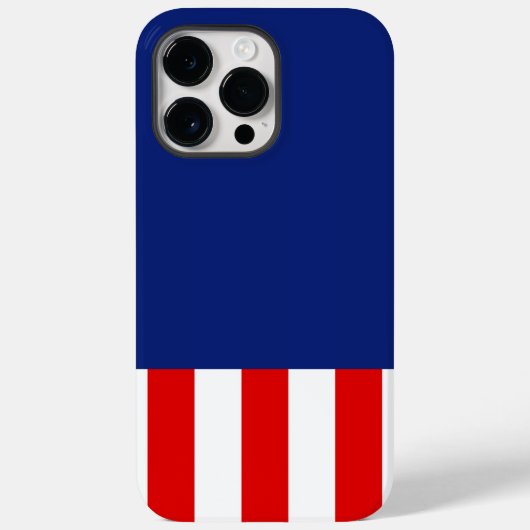 Feestelijke patriottische kleuren Case-Mate iPhone case (Achterkant)