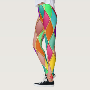 Feestelijke Patroon 3 Pop Mode Leggings
