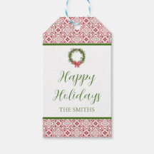 Feestelijke Persoonlijke Kerstcadeau Tag