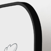 Feestelijke Pickleball Paddle Design - Vrolijk Ker (Links Detail)