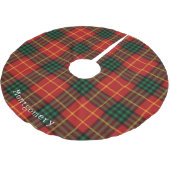 Feestelijke Plaid Tartan Vakantie Kerstboom Rok (Gekanteld)