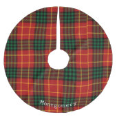 Feestelijke Plaid Tartan Vakantie Kerstboom Rok (Voorkant)