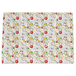 Feestelijke Polar Beren Kerstvakantie Groot Cadeauzakje