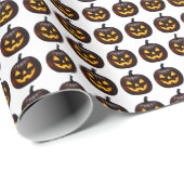 Feestelijke pompoen Halloween Cadeaupapier (Rol Hoek)