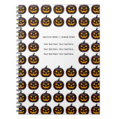 Feestelijke pompoen Halloween Notitieboek (Voorkant)