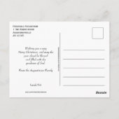 Feestelijke Pudding met Patriottische USA FLAG Ker Briefkaart (Achterkant)