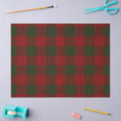 Feestelijke rode en groene plaid kerstverpakking tissuepapier (Craft)
