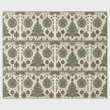 Feestelijke rode en groene volkskunst Kerstmis