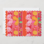 Feestelijke rode lege achterkant uitnodigingskaart kaart (Voorkant)