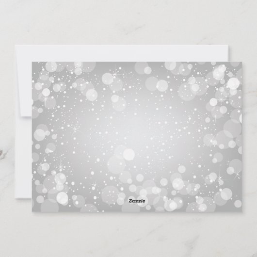 Feestelijke Rode Ornament Kerstvakantie Fotokaart Feestdagenkaart (Achterkant)