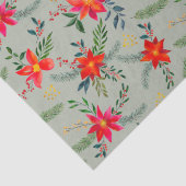 Feestelijke rode Poinsettia Kerstbloem Tissuepapier (Detail)