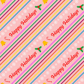 Feestelijke roze deken met kerstbelettering