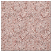 Feestelijke roze gouden bewerkt leer stof (Swatch)