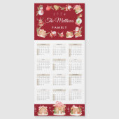 Feestelijke Santa Gingerbread House 2024 Magnetisc (Voorkant)