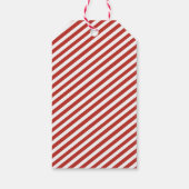 Feestelijke Santa Hat Cadeaulabel (Achterkant)