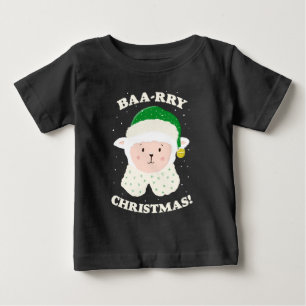 Feestelijke schaap zegt Baa-rry Kerstmis!