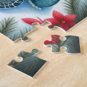 Feestelijke schildpad puzzel (Zijkant)