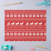 Feestelijke Scottie Honden Kerstmis | Schotse Terr Tissuepapier (Craft)