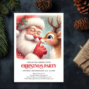 Feestelijke Sinterklaas- en Rudolph-vakantiefeestu Kaart