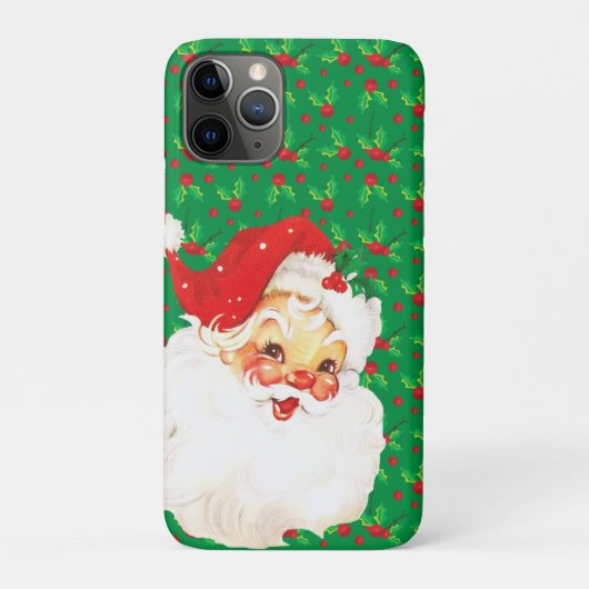 Feestelijke  Sinterklaas Holly Leaves Case-Mate iPhone Case (Achterkant)