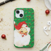 Feestelijke Sinterklaas Holly Leaves Case-Mate iPhone Case