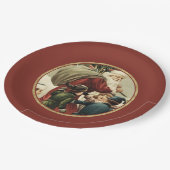 Feestelijke Sinterklaas Kerst Papier Borden Papieren Bordje (Gekanteld)