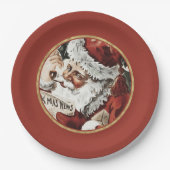 Feestelijke Sinterklaas Kerst Papier Borden Papieren Bordje (Voorkant)
