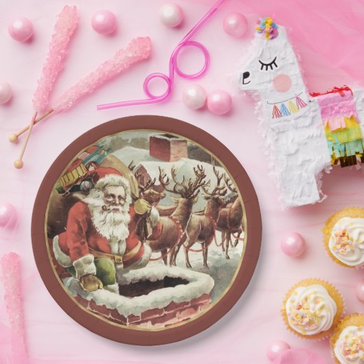 Feestelijke Sinterklaas Kerst Papier Borden Papieren Bordje (Feest)