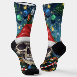 Feestelijke Sinterklaas Schedel Sokken