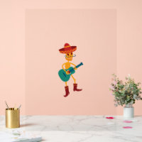 Feestelijke Skeleton Gitaar Speler