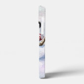 feestelijke sneeuwpop Case-Mate iPhone case (Achterkant / Links)