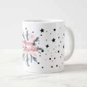 Feestelijke Snowflake kerst Mok (Voorkant rechts)