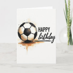 Feestelijke sportbal schetskaart kaart