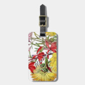 Feestelijke Sring Bloemen Bagagelabel (Voorkant verticaal)