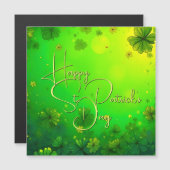 Feestelijke St. Patrick's Dag Wensen (Voorkant / Achterkant)