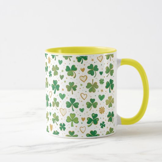 Feestelijke St. Patrick's Pattern Mok (Rechts)