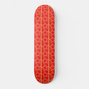 feestelijke sterren rode Skateboard