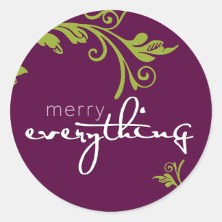 FEESTELIJKE STICKER SEAL:: gedurfde wijnstok 3A
