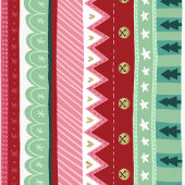 Feestelijke Stripes Elf Kerstmis Cadeaupapier