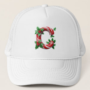 Feestelijke Suikerstok Letter Trucker Pet
