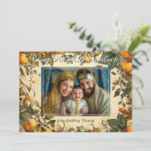 Feestelijke Sukkot Celebration Kaart (Staand voorkant)