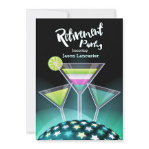 Feestelijke Toast Pensioen Uitnodigingen