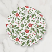 Feestelijke vakantie cadeau Labels (Achterkant)